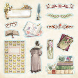 Libro de pegatinas efímeras de Bibliophelia