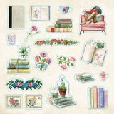 Libro de pegatinas efímeras de Bibliophelia