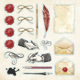 Libro de pegatinas efímeras de Bibliophelia