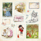 Libro de pegatinas efímeras de Bibliophelia
