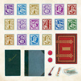 Libro de pegatinas efímeras de Bibliophelia