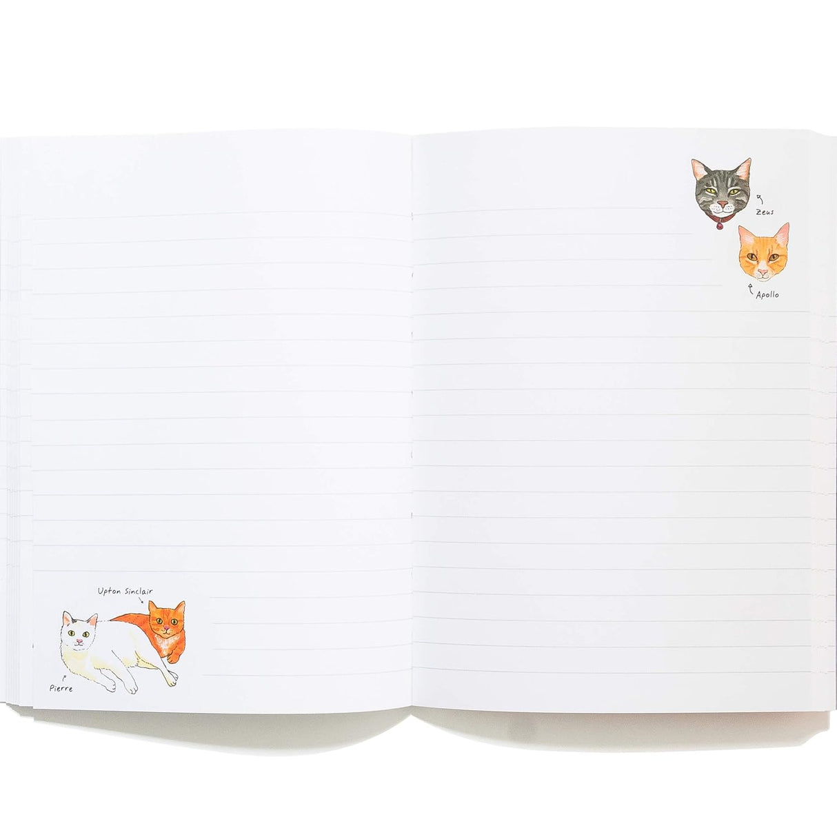 Bibliophile Flexi Journal: Bookstore Cats