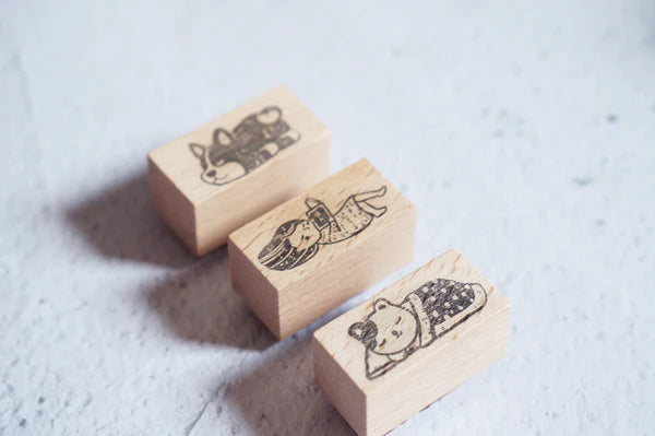 Black Milk Project - Girl Reading Stamp