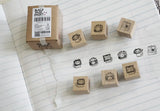Box size: 4 x 3 x 3 cm

Packed with cuteness, this tiny treasure features 6 different mini stamp designs - plus a PET sticker pack.

The stamps are made of industrial high grade red rubber with the finest details. It is mounted by hand on re-purposed wood, hand-picked from various sources from old furnitures to jungle excursions! As all stamps are assembled, cut, sanded by hand, size and shape may vary slightly. Wood material will differ depending on what the forest elves bring!

Stamps might be slightly st