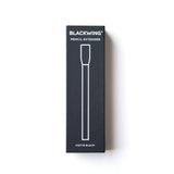 Breathe new life into those pencil nubs you've been saving and prolong the lifespan of your Blackwings with the Pencil Extender. The simple design allows the extender to slide into the clip of the existing Blackwing ferrule. The extender works with all Blackwing pencil models.

Each Blackwing Pencil Extender is made with machined aluminum and features a firm rubber tip to ensure a snug fit, making it feel like you’re holding a regular pencil.