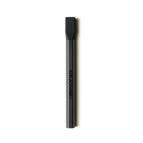 Breathe new life into those pencil nubs you've been saving and prolong the lifespan of your Blackwings with the Pencil Extender. The simple design allows the extender to slide into the clip of the existing Blackwing ferrule. The extender works with all Blackwing pencil models.

Each Blackwing Pencil Extender is made with machined aluminum and features a firm rubber tip to ensure a snug fit, making it feel like you’re holding a regular pencil.