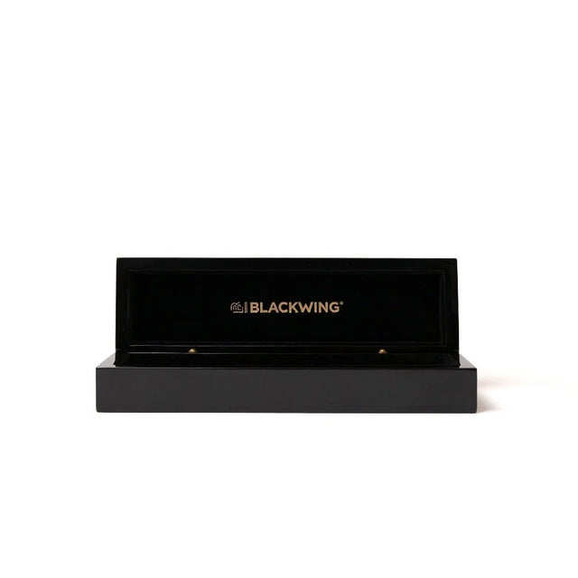 The Blackwing Piano Box is a beautiful addition to any desk or home office. This sleek and stylish gift set comes bundled with 12 of our iconic premium graphite pencils inside the box, available in Blackwing Matte, Blackwing 602, Blackwing Pearl, Blackwing Natural, or 3 of each. This pencil box is perfect for gifting or upgrading your workspace.