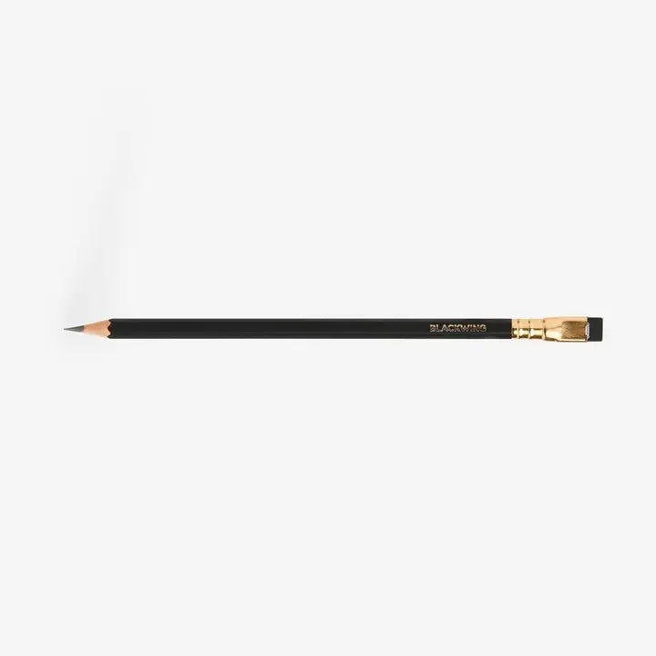 The Blackwing Matte pencil is ideal for drawing, music writing, woodworking, and anyone who prefers a soft, dark line. The Blackwing Matte contains the same soft graphite formulation as the since renamed "Blackwing Palomino."This graphite pencil glides effortlessly for bold shading and smooth writing. Available in Black, Green, and Red.

Blackwing Matte pencils come in a 12-pack gift box that doubles as a pencil cup. Features a Graphite Identification Stamp indicating its "SOFT" graphite core.

All Blackwin