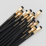 The Blackwing Matte pencil is ideal for drawing, music writing, woodworking, and anyone who prefers a soft, dark line. The Blackwing Matte contains the same soft graphite formulation as the since renamed "Blackwing Palomino."This graphite pencil glides effortlessly for bold shading and smooth writing. Available in Black, Green, and Red.

Blackwing Matte pencils come in a 12-pack gift box that doubles as a pencil cup. Features a Graphite Identification Stamp indicating its "SOFT" graphite core.

All Blackwin