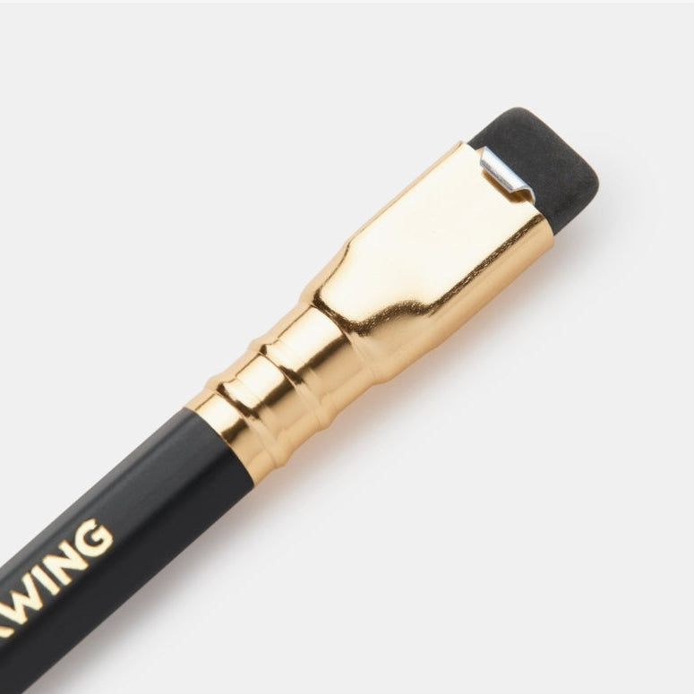 The Blackwing Matte pencil is ideal for drawing, music writing, woodworking, and anyone who prefers a soft, dark line. The Blackwing Matte contains the same soft graphite formulation as the since renamed "Blackwing Palomino."This graphite pencil glides effortlessly for bold shading and smooth writing. Available in Black, Green, and Red.

Blackwing Matte pencils come in a 12-pack gift box that doubles as a pencil cup. Features a Graphite Identification Stamp indicating its "SOFT" graphite core.

All Blackwin