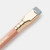 The Blackwing Natural Pencil features our popular extra-firm graphite, ideal for long-form writing and detailed line work. Each pencil features a minimalist design with an exposed Incense-cedar barrel and a subtle, clear matte finish—don’t forget the unique square Blackwing ferrule and replaceable grey eraser.

Blackwing Natural pencils come in a 12-pack gift box that doubles as a pencil cup.&nbsp;

All Blackwing pencil products conform to ASTM D-4236.
