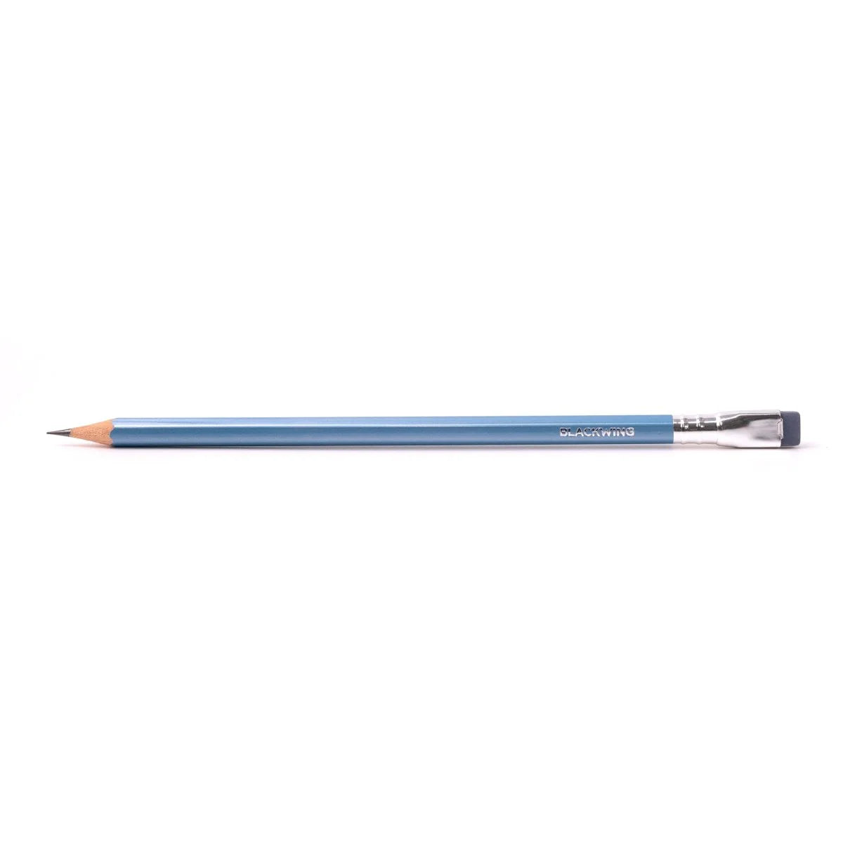 A favorite of calligraphers and illustrators, the Blackwing Pearl pencil includes a balanced and smooth graphite core that is softer than the graphite found in the Blackwing 602 but firmer than the graphite found in the Blackwing Matte. Perfect for daily writing, journaling, and sketching. Each pencil features a pearlescent white, pink, or blue finish, our iconic square Blackwing ferrule, and a replaceable eraser.&nbsp;

Blackwing Pearl pencils come in a 12-pack gift box that doubles as a pencil cup.&nbsp;
