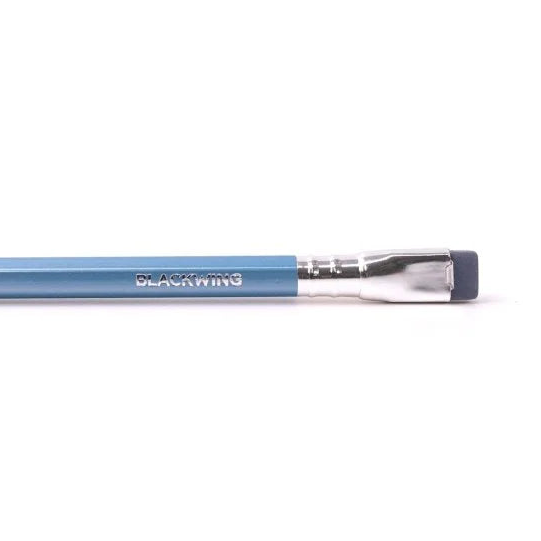 A favorite of calligraphers and illustrators, the Blackwing Pearl pencil includes a balanced and smooth graphite core that is softer than the graphite found in the Blackwing 602 but firmer than the graphite found in the Blackwing Matte. Perfect for daily writing, journaling, and sketching. Each pencil features a pearlescent white, pink, or blue finish, our iconic square Blackwing ferrule, and a replaceable eraser.&nbsp;

Blackwing Pearl pencils come in a 12-pack gift box that doubles as a pencil cup.&nbsp;
