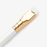 A favorite of calligraphers and illustrators, the Blackwing Pearl pencil includes a balanced and smooth graphite core that is softer than the graphite found in the Blackwing 602 but firmer than the graphite found in the Blackwing Matte. Perfect for daily writing, journaling, and sketching. Each pencil features a pearlescent white, pink, or blue finish, our iconic square Blackwing ferrule, and a replaceable eraser.&nbsp;

Blackwing Pearl pencils come in a 12-pack gift box that doubles as a pencil cup.&nbsp;
