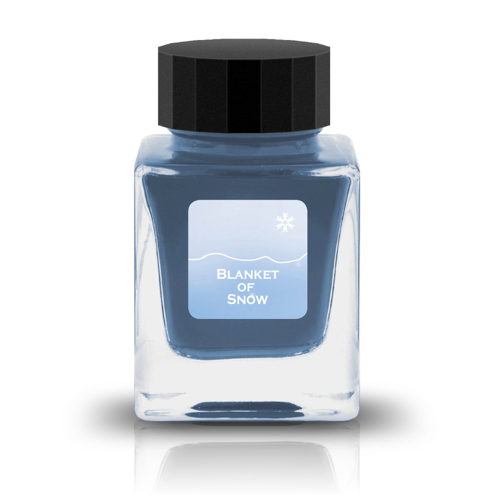 Blanket of Snow Ink (GLASS PEN ONLY)

The Snow Paradise Collection is inspired by the beauty of snow in the winter. Some of the inks in this collection feature a shimmering effect to bring to life the sparkle of a fresh winter snow.&nbsp;

RGB: 150, 182, 215

Blue
30ml

Shimmering
Glass Pen Only