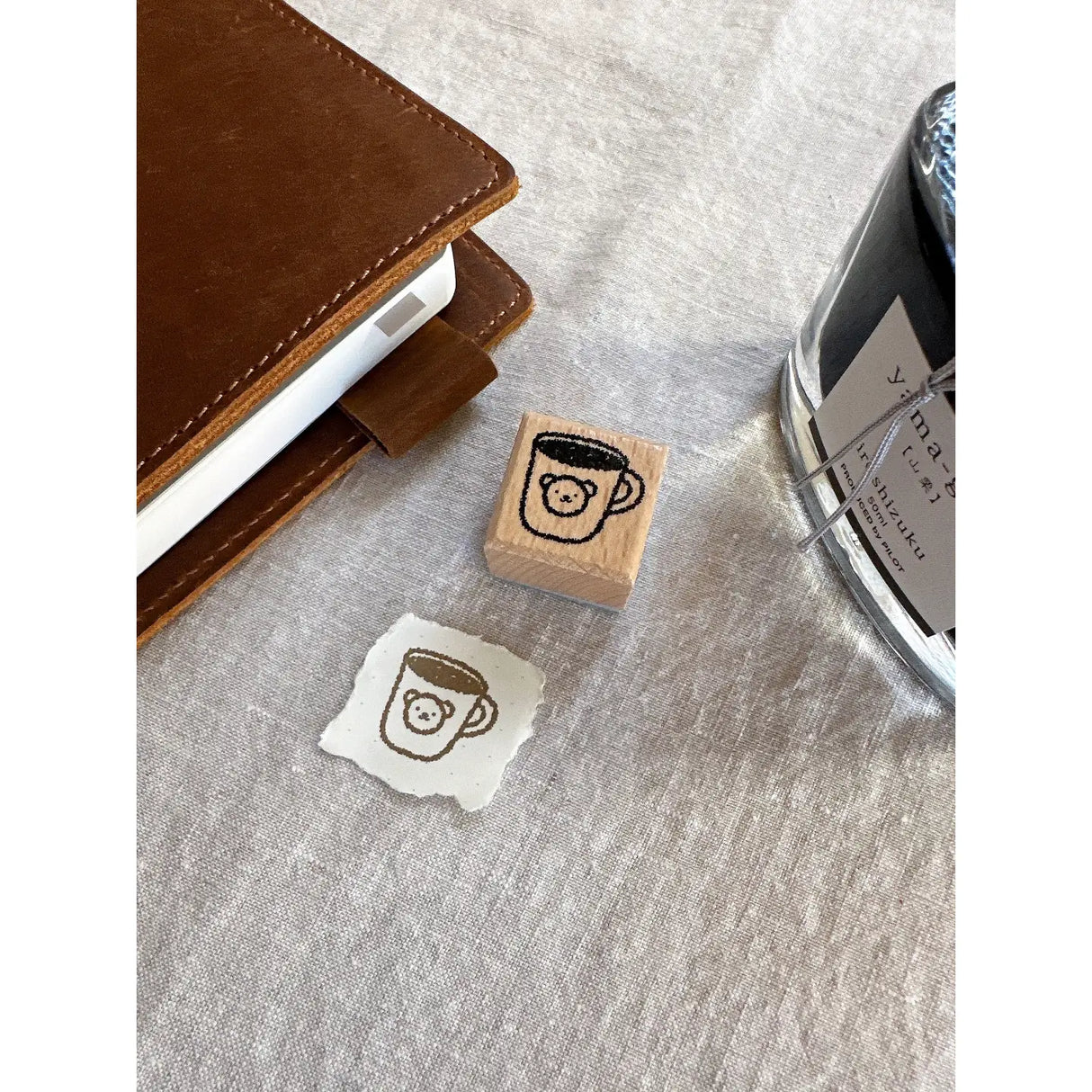 Our adorable Bear wooden stamps are here! Our stamps add a sweet and cute touch to your planner or journal. Add them in your journaling, planning, and memory keeping spreads!

Stamped image is approximately 0.8"0.8".