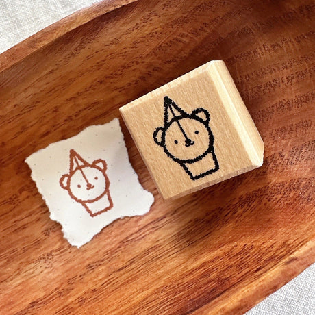 Our adorable Bear wooden stamps are here! Our stamps add a sweet and cute touch to your planner or journal. Add them in your journaling, planning, and memory keeping spreads!

Stamped image is approximately 0.65"x0.8".
