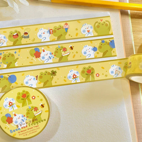 Here is where whimsical illustrations and delightful goodies come to life. Add a touch of artistry to your world.

Washi Tape featuring artwork from Blue Bean Illustrations

20mm x 10m

Comes with one washi tape