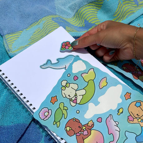Bobbie Goods Sticker Sheet - Mermaid

19 stickers!
Holographic details
Weatherproof
Gloss finish
Sheet is 5" x 7"