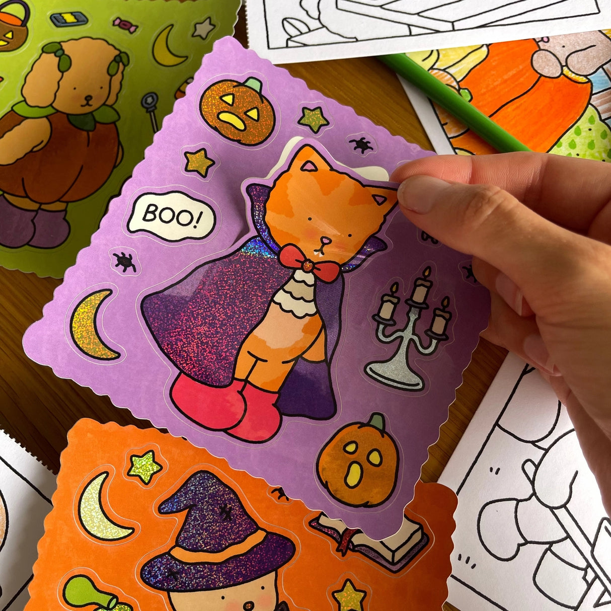 Bobbie Goods Sticker Sheet - Vampire Kitten

Dr. Parmesan is sooooo spooky . . . 🕷️