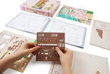 Sakura Densya Book Nook Kit DIY Miniature House