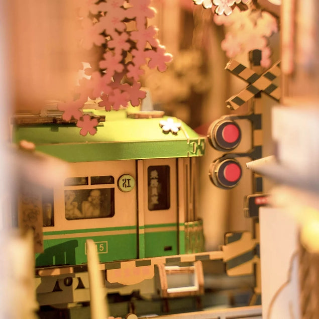 Sakura Densya Book Nook Kit DIY Miniature House