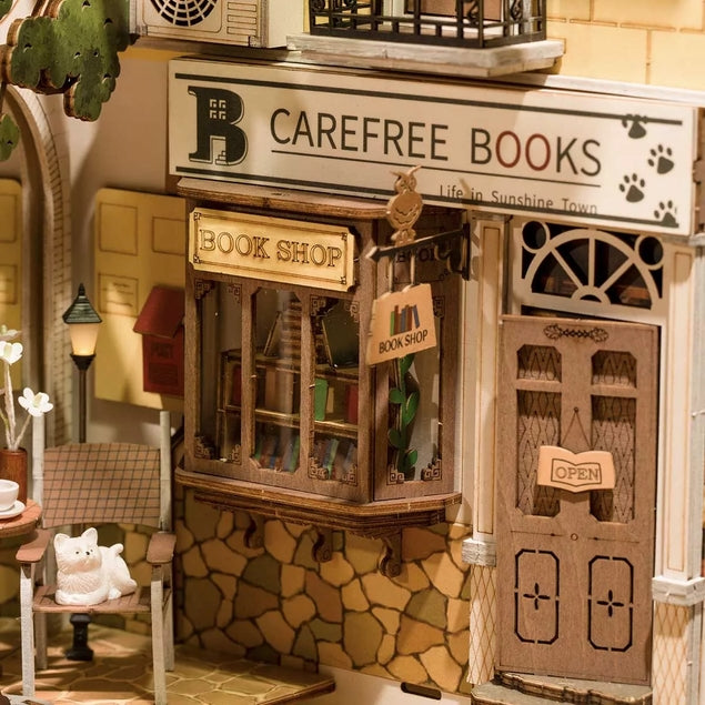 Sunshine Town Book Nook Kit DIY Miniature House