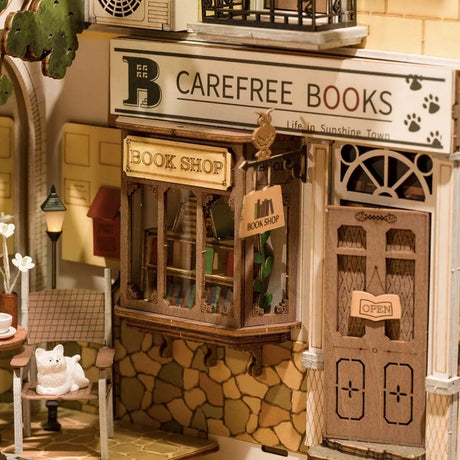 Sunshine Town Book Nook Kit DIY Miniature House