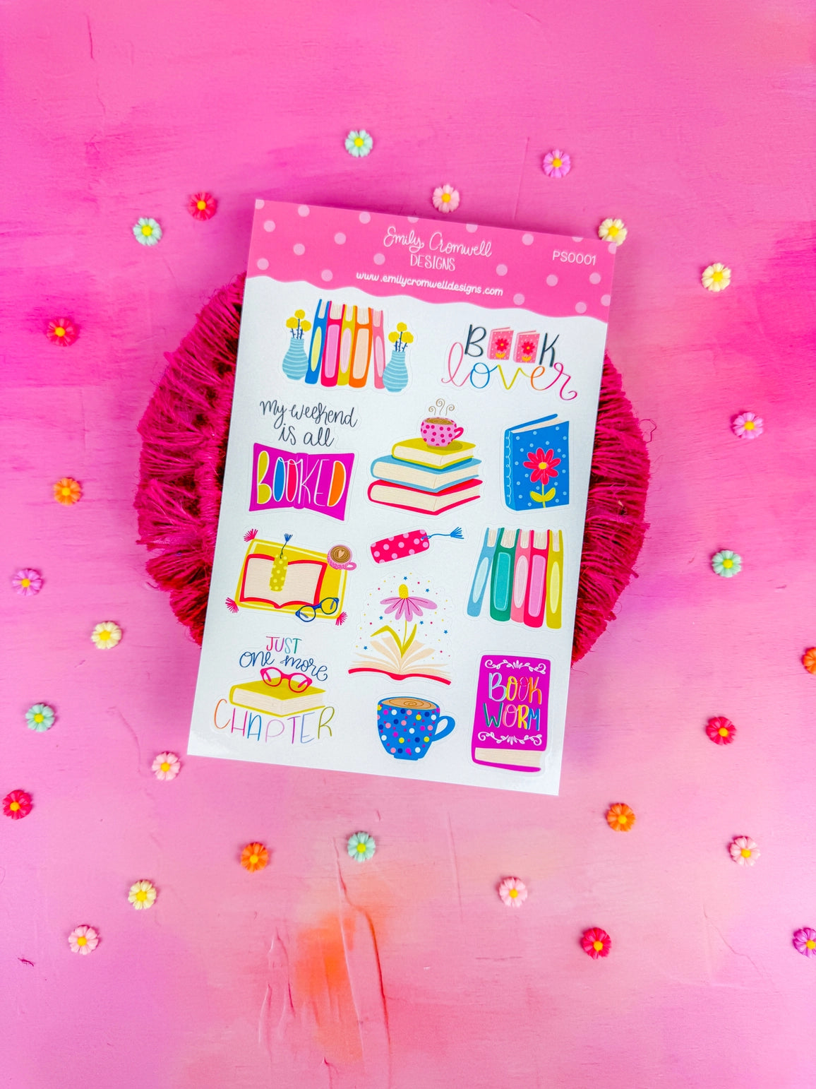 This listing is for one 4.5" x 6.8" sticker sheet with decorative stickers. These are great for any planner type, bullet journals, scrapbooking and so much more!&nbsp;

*DETAILS*

Printed on glossy sticker paper
Each sticker sheet measures 4.5" x 6.8"
Sticker sheets are kiss cut and ready to be peeled and used!