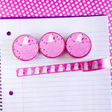 ✦ DETAILS ✦&nbsp;

Size: 15mm width x 10m length
Removable Washi Tape
Slightly Transparent
Features my hand drawn design as a repeat pattern