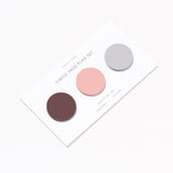 Cloth & Paper - Circle Page Flag Trio | Bordeaux/Peony/Champagne Vol 8