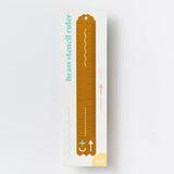 Brass Stencil Ruler