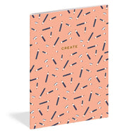 Whether you’re journaling, sketching, or brainstorming, this set of three elegantly designed notebooks suits all of your creative needs. Breath helps you reflect and record your thoughts; Create lets your work through bright ideas; and Celebrate encourages you to strive for and reach your goals.