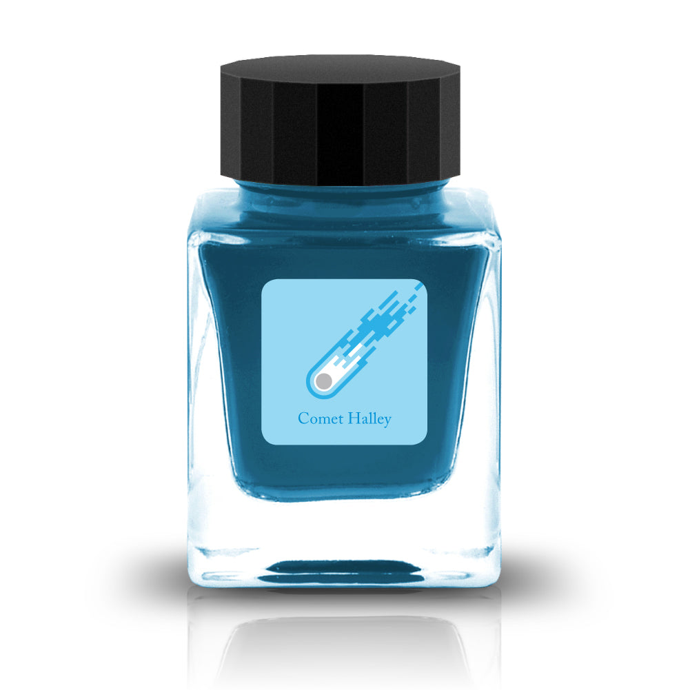 Comet Halley Ink

The HASE Collection is in collaboration with HASE Glass Works (A Japan based glass studio) and is full of shimmering inks designed specifically for glass pens. These inks are named after iconic comets due to their metallic nature.&nbsp;

RGB: 148, 223, 247

Blue
30ml

Glass Pen Only