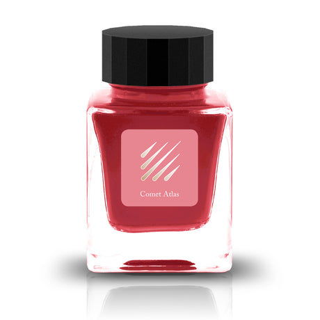 Comet Atlas&nbsp;Ink

The HASE Collection is in collaboration with HASE Glass Works (A Japan based glass studio) and is full of shimmering inks designed specifically for glass pens. These inks are named after iconic comets due to their metallic nature.&nbsp;

RGB: 232, 134, 144

Red
30ml

Copper Metal
Glass Pen Only