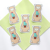 Last Chance! Cactus Alpaca Vinyl Sticker