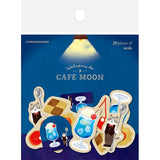 Pegatina de escamas de crema de café Moon Cream Soda 