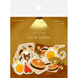 Pegatina de hojuelas de panqueque de Cafe Moon 