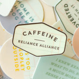 Introducing our Caffeine Reliance Alliance Decal Sticker—a playful tribute to coffee lovers who depend on their daily brew! This eye-catching sticker celebrates the bond among caffeine enthusiasts, making it the perfect accessory for your laptop, water bottle, or thermos. With its bold design, it’s a great conversation starter for fellow aficionados. Treat yourself or gift it to a friend who shares your love for coffee, soda, or tea. Showcase your passion for all things caffeinated and join the alliance tod