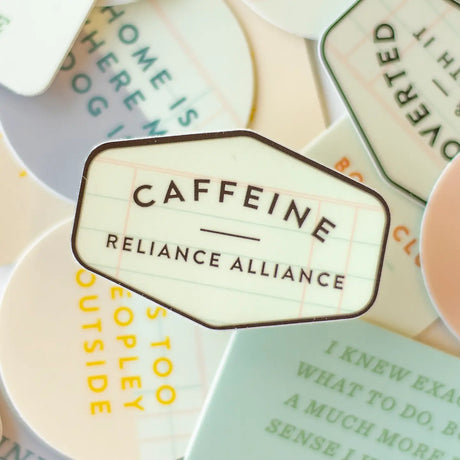 Introducing our Caffeine Reliance Alliance Decal Sticker—a playful tribute to coffee lovers who depend on their daily brew! This eye-catching sticker celebrates the bond among caffeine enthusiasts, making it the perfect accessory for your laptop, water bottle, or thermos. With its bold design, it’s a great conversation starter for fellow aficionados. Treat yourself or gift it to a friend who shares your love for coffee, soda, or tea. Showcase your passion for all things caffeinated and join the alliance tod