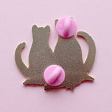 Pin de esmalte de gatos de caramelo: colección de Halloween 