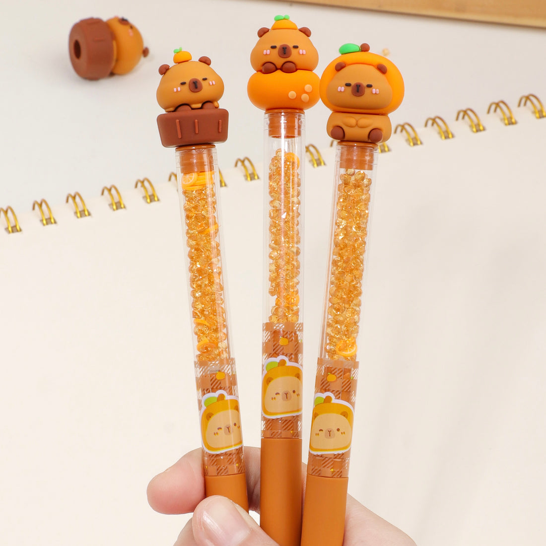 Capybara Crystal Gel Pen
