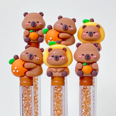 Gel-based ink, combining the permanence of oil-based ballpoint ink and the smooth glide of water-based ink, in which pigment is suspended in a water-based gel. Gel ink is thick and opaque, it shows up more clearly on dark or slick surfaces than the typical inks used in ballpoint or felt tip pens.

Gel pens can be used for varies types of writing and illustration.&nbsp; Fine-tip gel pens let you fit more writing onto every page and card. They make your handwriting neater by creating sharper, more consistent 