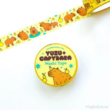 Tiny Bee Cards - Capybara & Yuzu Washi Tape