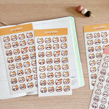 Cherry Rabbit - Cat Emojis Sticker Sheet