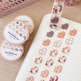 Cherry Rabbit - Cat Loafs Washi Tape