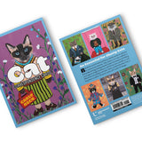 A postcard book with 10 original designs (each printed twice) of Carly Beck's acrylic paintings of cats.&nbsp;

This book of 20 postcards showcases whimsical, feline portraits. These cool cats are outfitted in fashionable clothing and accessories. Each kitty is striking a pose against a backdrop of colorful wallpaper or a quaint city scene. Flip through the postcard book to find your favorite tabby being a fashionista.

20 full-color postcards; 5 x 7 inches.