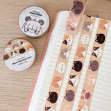 Cinta washi de gatos
