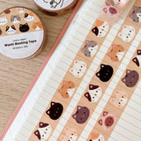 Cinta washi de gatos
