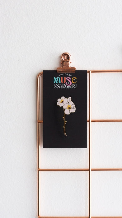 Cherry Blossom Enamel Pin